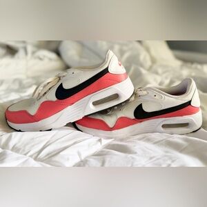 Nike White Black Coral Low-Top Sneakers